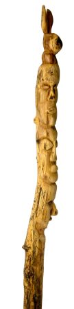7 ' Red Oak Rabbit with 3 faces