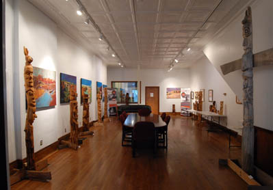 Totem Poles at Art Walk