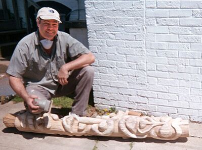 Uncle Steve Sanding Totem